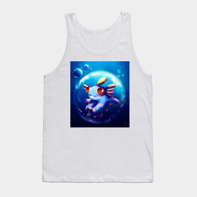 Murloc Bubble Tank Top by Leassel